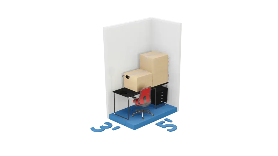 5 x 3 storage unit