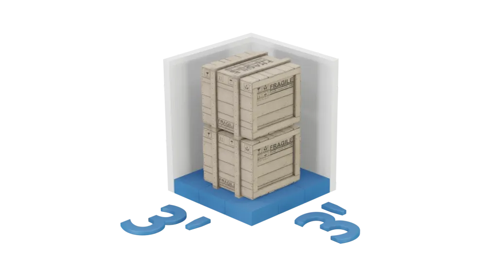 3 x 3 storage unit